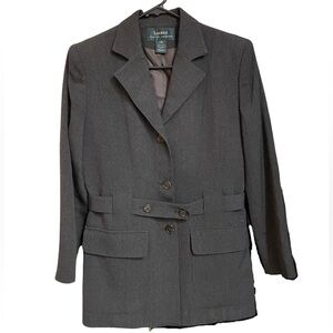 LAUREN Ralph Lauren - Military Jacket, sz4, charcoal grey